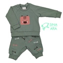 Warm up Sweater Frischling (Gr.74 / dark-mint)
