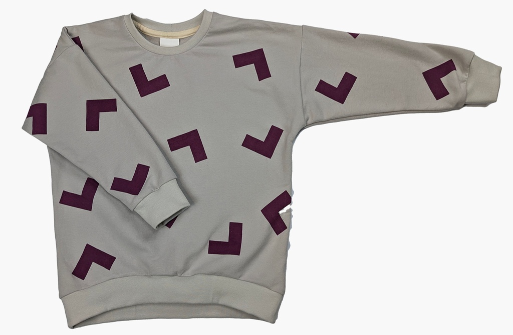 Lieblings Oversized Sweater Geometric