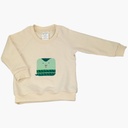 Warm up Sweater kleine Schlange natural