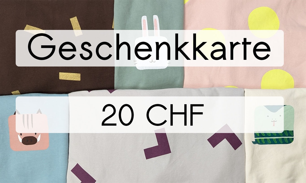 Geschenkkarte 20